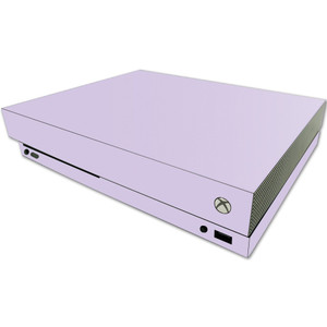 MightySkins Skin Compatible with Microsoft One X Console Only - Solid Lilac | Protective, Durable, and Unique Vinyl Decal wrap Cover | Easy to Apply,
