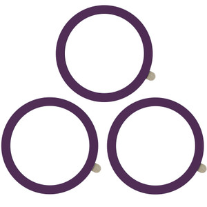 TENOC Universal Metal Ring Sticker for Magnetic Charger Compatible with iPhone/Samsung/Android All Cellphones, Magnetic Mount/Phone Holder Conversion