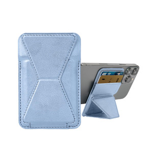 CHARGEWORX Magnetic Wallet for iPhone MagSafe, Slim Card Holder Phone Stand with Strong Magnet Grip, Vegan Leather Minimalist Wallet Case for iPhone