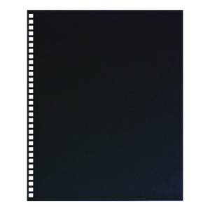 GBC ProClick Presentation Back Cover, Prepunched, Black, 8.5 x 11 Inches, 25 per Pack (2514478)