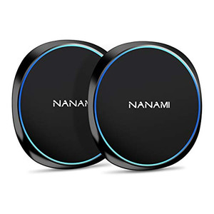NANAMI Fast Wireless Charger [2 Pack] - Qi Certified Wireless Charging Pad for iPhone 17/17 Pro/17 Pro Max/16/15/14/13/13 Pro/12,10W for Samsung Gala