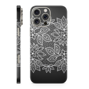 Phone Skin Compatible with Apple iPhone 16 Pro Max - Floral Lace - Premium 3M Vinyl Protective Wrap Decal Cover - Easy to Apply | Crafted in The USA