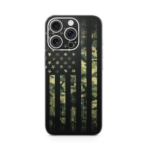 Phone Skin Compatible with Apple iPhone 16 Pro - American Camo - Premium 3M Vinyl Protective Wrap Decal Cover - Easy to Apply | Crafted in The USA by