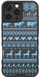 Smartish - Traditional Sweater - iPhone 16 Pro Max MagSafe Case - Gripmunk [Lightweight + Protective] Holiday Slim Magnetic Thin Cover - Fits Apple i