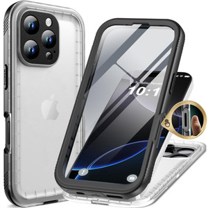 Cozycase for iPhone 16 Pro Case Waterproof - 360 Heavy Duty with Screen/Camera Protector Shockproof IP68 Underwater Dustproof Water Dust Shock Proof