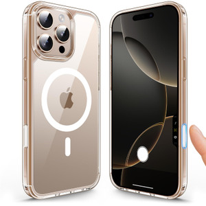 TAURI for iPhone 16 Pro Case with Camera Control Capture Button, Compatible with MagSafe [Anti-Yellowing], Military-Grade Protection, Slim Magnetic P