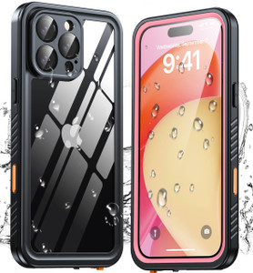 ANTSHARE for iPhone 16 Pro Max Case, IP68 Underwater Built-in Screen Protector, [12 FT Military Drop Proof] [Full Body Shockproof] [Snowproof] Phone