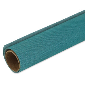 Lineco Book Cloth - 17" x 19", Teal, Rolled Sheet