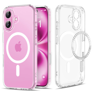 GolbinBox Magnetic for iPhone 16 Case with Camera Control Capture Button, Compatible with MagSafe,[Full Camera Protection][2X Screen Protectors] Shoc