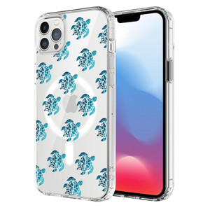 UNNKINE Magnetic Case for iPhone 16 Pro Max Compatible with MagSafe Wireless Charging Cute Sea Turtle Design Shockproof Anti-Scratch Cover for Men&Wo