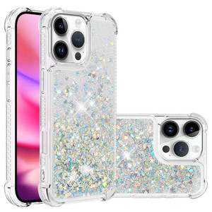 Eilkmcre for iPhone 16 Pro Max 5G Case 6.9", Glitter Cute Bling Sparkle Flowing Liquid Quicksand Clear Soft TPU Silicone Case for Women Girls Shockpr
