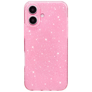 Hython Case for iPhone 16 Plus Case Glitter Cute Sparkly Shiny Bling Sparkle Phone Cases 6.7", Thin Slim Fit Soft TPU Bumper Shockproof Rubber Protec