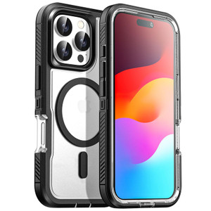 AICase iPhone 16 Pro Max Case[Compatible with Magsafe],Magnetic Heavy Duty Drop Protection Full Body Rugged Shockproof/Dust Proof Military Protective