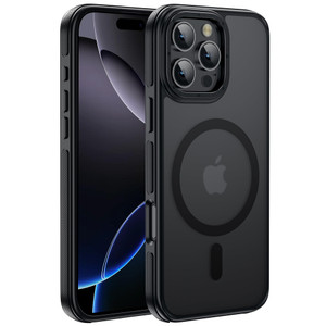 Yzoiko Strong Magnetic for iPhone 16 Pro Max case [10Ft Military-Grade Protection] Compatible with fit MagSafe Shockproof Slim Thin Cover case for iP