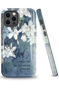 ZISKGZO Dual Guard for iPhone 16 Pro Max 5G Case, Dual-Layer Hard Shell + Silicone Cover 2 in 1- Shockproof Protective Phone Case,Bible Verse Psalm 4