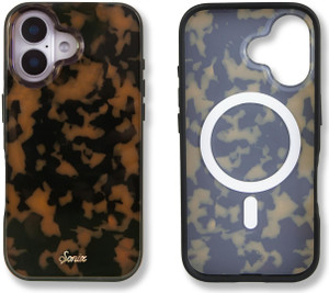 Sonix Case for iPhone 16 | Compatible with MagSafe | 10ft Drop Tested | Tortoiseshell | Brown Tort