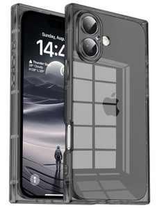 Tzomsze Case Compatible with iPhone 16 Plus Clear Case,Camera Protection,Reinforced Corners TPU Slim Shockproof Case Cover for Women Girls 6.7 inch-T