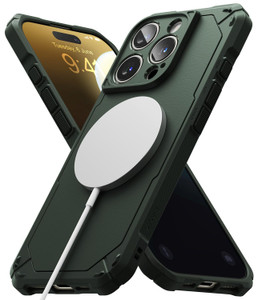 Ringke Rugged Gear for iPhone 16 Pro Case [Compatible with MagSafe] Prevents Oily Smudges Non-Slip Enhanced Grip Protective Cover Precise Cutouts for