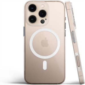 totallee Clear Case for iPhone 16 Pro with Extra Grip, Slim Magnetic iPhone 16 Pro Case with Built-in Magnets (Clear Grip)