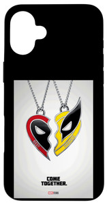 Marvel Studios Deadpool & Wolverine Friends Heart Poster Case for iPhone 16 Plus