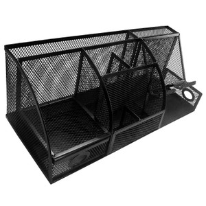 Mesh Desk Organizer Set Office Accessories - Desk Organization with multiple compartments for Desk Supplies, Desk Storage Organizer, Desktop Organize