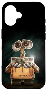 Disney Pixar Wall-E Boot & Leaf In Galaxy Case for iPhone 16