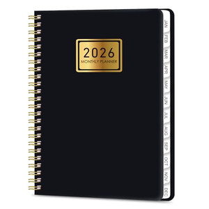 2026 Planner Weekly and Monthly Planner Calendar,July 2025-June 2026.Wirebound,Laminated Tabs,Storage Pocket,for Teachers,Students,Women & Men,A5 siz