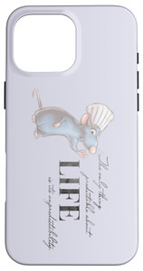 Disney 100 and Pixar's Ratatouille Remy Unpredictable Life Case for iPhone 16 Pro Max