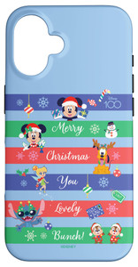Disney 100 Mickey & Friends Merry Christmas You Lovely Bunch Case for iPhone 16