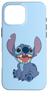 Disney Lilo & Stitch Cute Stitch Portrait Case for iPhone 16 Pro Max