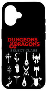 Dungeons & Dragons Select A Class Iconic Lineup Case for iPhone 16