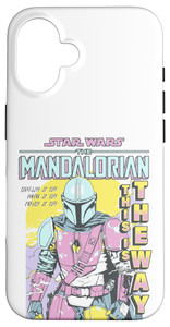 iPhone 16 Star Wars: The Mandalorian Pop Art Comic Case