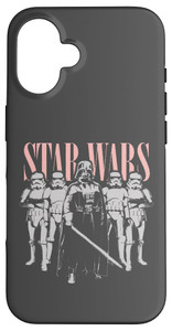 iPhone 16 Star Wars Darth Vader & Stormtroopers Grunge Case