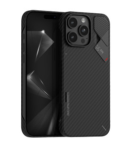 Aulumu A16 Aramid Fiber iPhone 16 Pro Max Case | 1500D Ultra Slim Woven | Real Cooling | Compatible with MagSafe