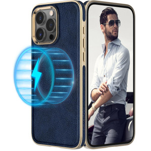 LOHASIC for iPhone 16 Pro Leather Case Compatible with MagSafe, Luxury Soft Magnetic Slim Designer Cover iPhone 16 Pro Phone Case Cover for Men Women