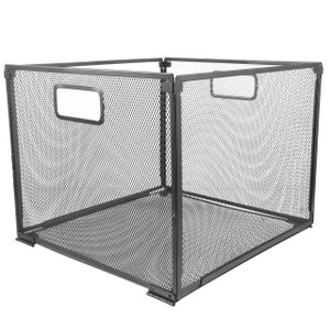 DIYEAH Mesh File Holder for Desk and Wall - Foldable Iron Wire File Basket Organizer for Office Document Storage and Home Desktop Filing Solution 12.