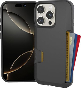 Smartish® iPhone 16 Pro Wallet Case - Wallet Slayer Vol. 1 [Slim + Protective] Credit Card Holder - Drop Tested Hidden Flip Card Slot Cover Compatibl