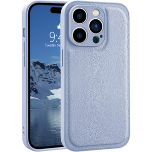 MAYCARI Compatible with iPhone 16 Plus Leather Phone Case for Women, Fashion Solid Luxury Case, Classic Design Shockproof Slim Case Cover, Anti-Scrat