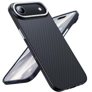 Maledan for iPhone Air Case Carbon Fiber - Slim iPhone 17 Air Case with Caseless Feel [Fit for MagSafe][Real 600D Aramid Fiber] Shockproof Magnetic T