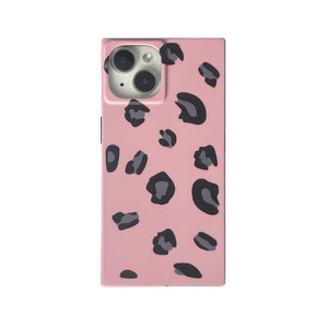 Cheetah Print Phone Case Compatible with Rectangle iPhone 16 Pro Retro Classy Leopard Trunk Box Design One Piece Trendy Matte Slim Soft Protective Co