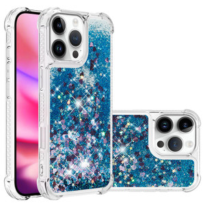 Monwutong Slim Fit Case for iPhone 16 Pro Max,Soft TPU Glitter Liquid Quicksand Effect Silicone Stylish Case,Screen and Camera Protection Phone Cover