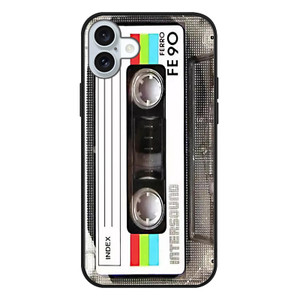 HONGZAOQIYE Compatible with iPhone 16 Plus Case, Cool Vintage 80s 90s Music Cassette Mixtape Retro Case for Women Girl Men Boy, Trendy TPU Shockproof