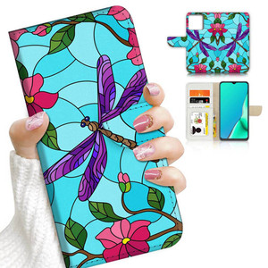for iPhone 16 Pro, Designed Flip Wallet Phone Case Cover, A24463 Art Dragonfly