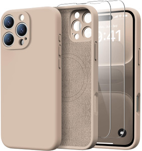 Kiresen for iPhone 16 Pro Max Case with 2 Screen Protectors - Compatible with Magsafe - Upgraded Camera Protection - Liquid Silicone Protective Phone