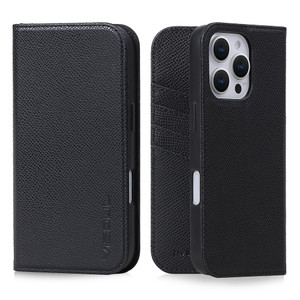 VISOUL Genuine Leather Case for iPhone 16 Pro Max Wallet Case with Card Holders, Magnetic Kickstand Flip Folio Cover Compatible with iPhone 16 Pro Ma