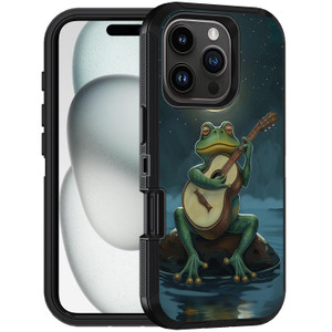 FQTBCEARI Designed for iPhone 16 Pro Max Case, Military Grade Heavy Duty 3-Layer Shockproof Drop Full-Body Protective Phone Cover for iPhone 16 Pro M