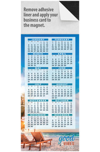 2026 Magnetic Yearly Glance Calendar, Peel and Stick Business Card Refrigerator Magnet, Great Real Estate Agent Marketing Tool, 1 oz. Postage Rate, B