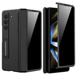 FODDOM PUROOM for Samsung Galaxy Z Fold 5 Case with Privacy Screen Protector, New Magnetic Coverage Hinge Protective All-Inclusive & Built-in Adjusta