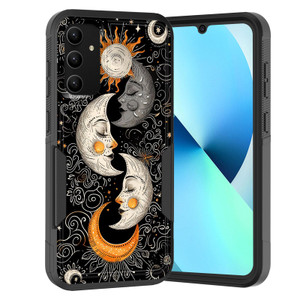KJFHDJFDH for Galaxy S24 FE Case,Dual Layer Hybrid Heavy Duty Rugged Shockproof Hard PC +Soft Silicone Protective Case for Samsung Galaxy S24 FE 6.7