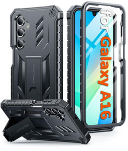 FNTCASE for Samsung Galaxy A16 5G Case: with [Built-in Screen Protector & Kickstand] [Military-Grade Drop Protection] Heavy Duty Protective Full Body